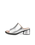 Dámské kožené nazouváky ECCO® Sculpted Sandal LX 35 - Stříbrná - O