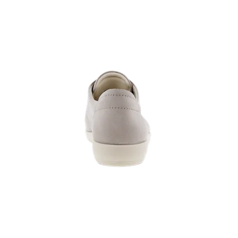 Damskie nubukowe sneakersy ECCO® Soft 2.0 - Szary - Heel