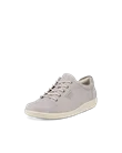 ECCO® Soft 2.0 chaussures de marche en nubuck pour femme - Gris - M