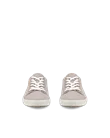 ECCO® Soft 7 Damen Sneaker aus Nubukleder - Grau - Front_Pair