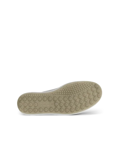 ECCO® Soft 7 Dames nubuck sneaker - Grijs - S