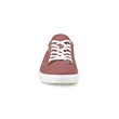 ECCO® Soft 7 Damen Sneaker aus Nubukleder - Rot - Front