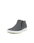 ECCO® Soft 7 Damen Halbhoher Stiefel aus Nubukleder - Grau - M