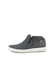 ECCO® Soft 7 Damen Halbhoher Stiefel aus Nubukleder - Grau - O