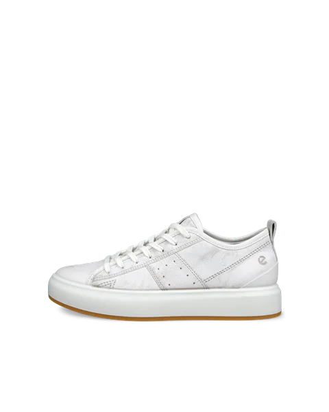 ECCO® Street Ace dame sneakers skinn - grå - O