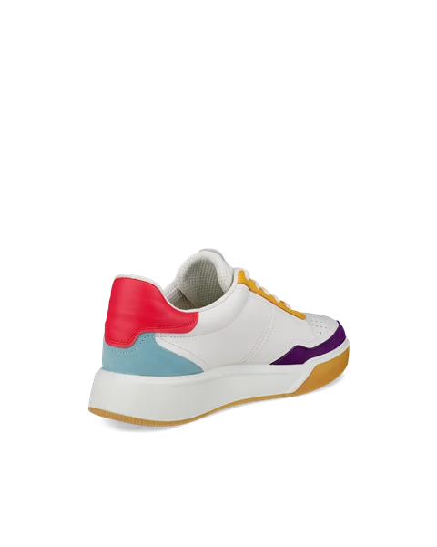 ECCO® Street Court dame sneakers skinn - flerfarget - B