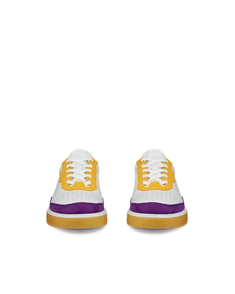 ECCO® Street Court dame sneakers skinn - flerfarget - Front_Pair