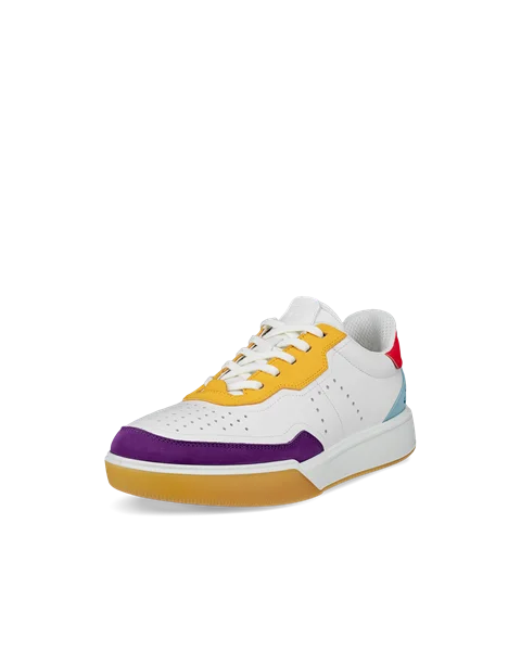 ECCO® Street Court dame sneakers skinn - flerfarget - M