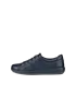 ECCO® Soft 2.0 Damen Sneaker aus Nubukleder - Marineblau - O