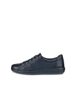 Damskie skórzane sneakersy ECCO® Soft 2.0 - Granatowy - O
