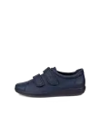 Ženski usnjeni ležerni čevlji ECCO® Soft 2.0 - Mornarsko modra - O