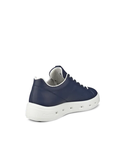 ECCO® Street 720 női Gore-Tex bőr sneaker - Sötétkék - B