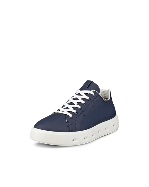 ECCO® Street 720 Dames leren sneaker met Gore-Tex - Marineblauw - M