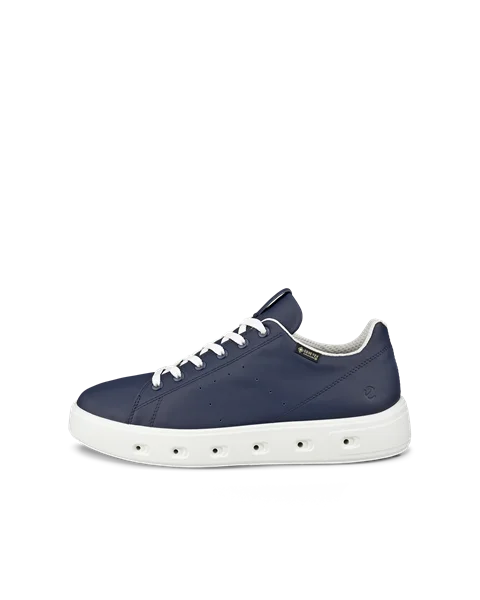 ECCO® Street 720 Dames leren sneaker met Gore-Tex - Marineblauw - O