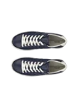 Women's ECCO® Street Lite Leather Trainer - Navy - Top_Left_Pair