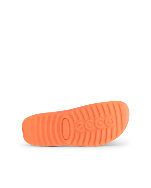 ECCO® Cozmo Slide női bőrpapucs - Narancs - S