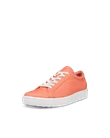 ECCO® Soft 60 női bőr sneaker - Narancs - M