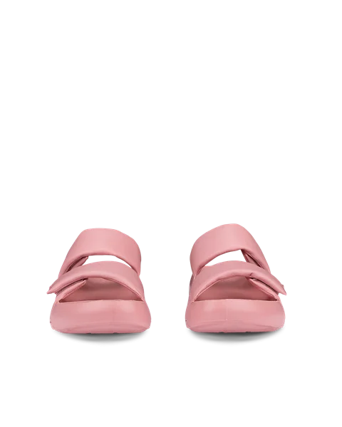 ECCO® Cozmo PF női kétpántos bőrszandál - Rózsaszín - Front_Pair