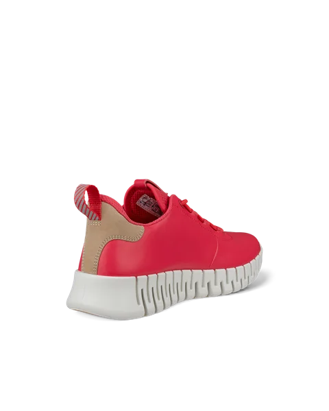 ECCO® Gruuv női bőr sneaker - Rózsaszín - B