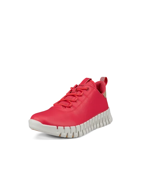 ECCO® Gruuv női bőr sneaker - Rózsaszín - M
