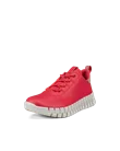 ECCO® Gruuv női bőr sneaker - Rózsaszín - M