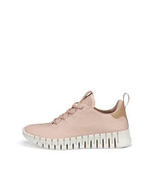 ECCO® Gruuv Dames leren sneaker - Pink - O