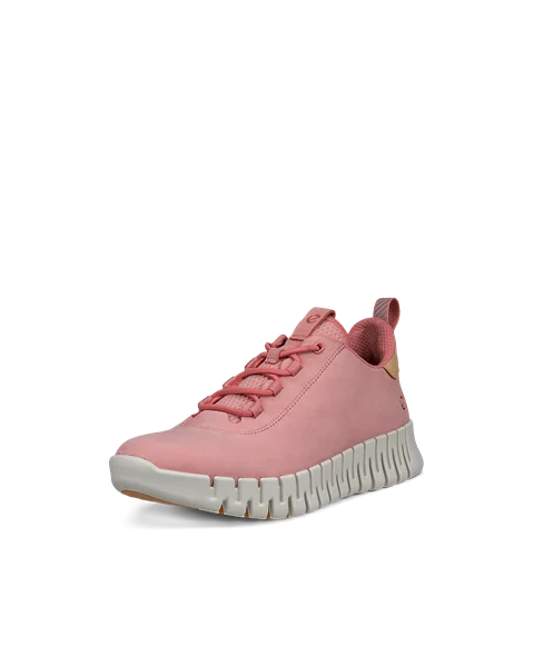ECCO® Gruuv dame sneakers nubuk - Pink - M