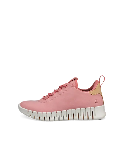 ECCO® Gruuv dame sneakers nubuk - Pink - O