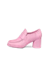Naisten ECCO® Sculpted LX 55 tolppakorkoinen loaferi nahkaa - Pink - O