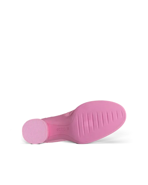 ECCO® Sculpted LX 55 női vastag sarkú bőrcipő - Rózsaszín - S