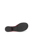 Damskie nubukowe sandały na obcasie ECCO® Sculpted Sandal LX 35 - Różowy - S
