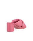 Dámské kožené sandály na podpatku ECCO® Sculpted Sandal LX 55 - Růžová  - B