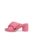 Women's ECCO® Sculpted Sandal LX 55 Leather Heeled Sandal - Pink - O