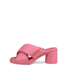 ECCO® Sculpted Sandal LX 55 ženske kožne sandale na petu - Pink - O