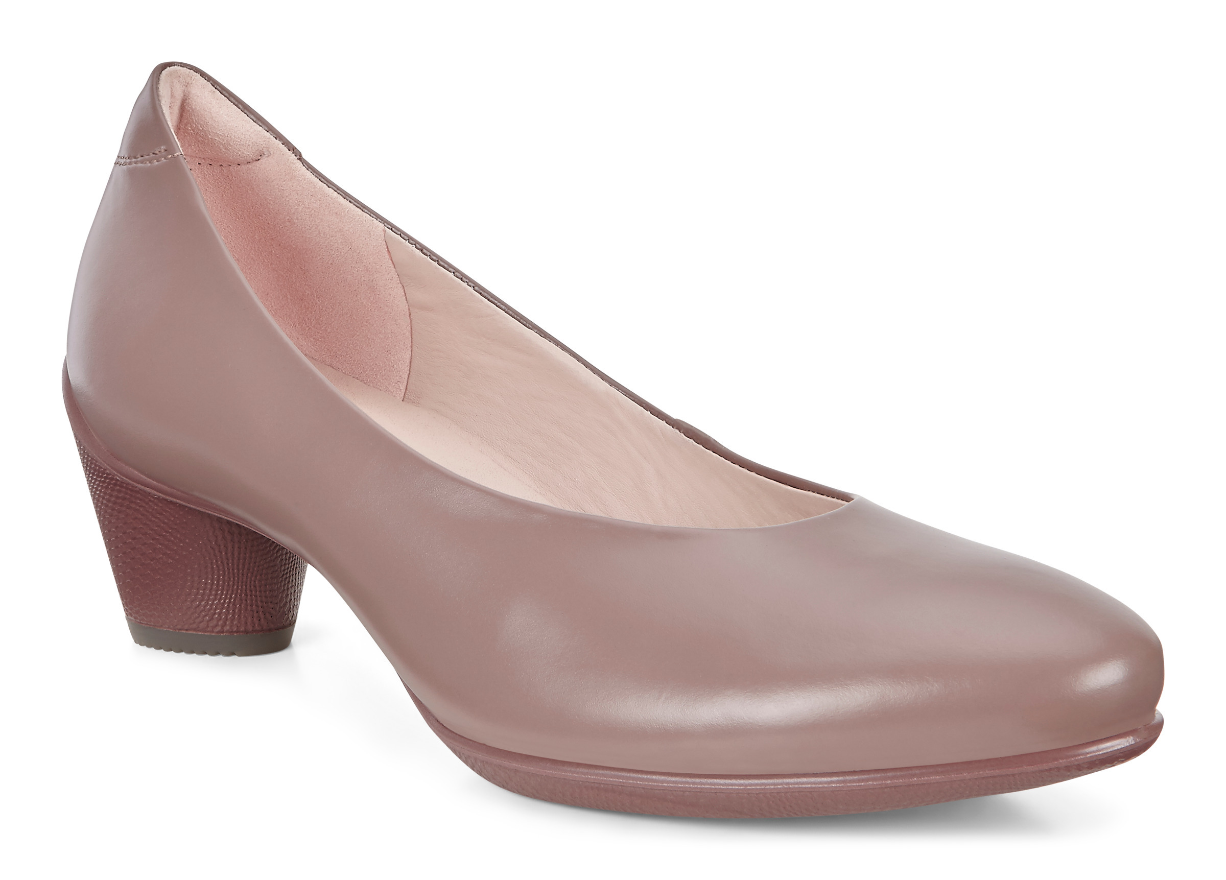 ecco sculptured 45 plain pump