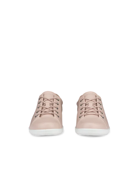 ECCO® Soft 2.0 Damen Ledersneaker - Pink - Front_Pair