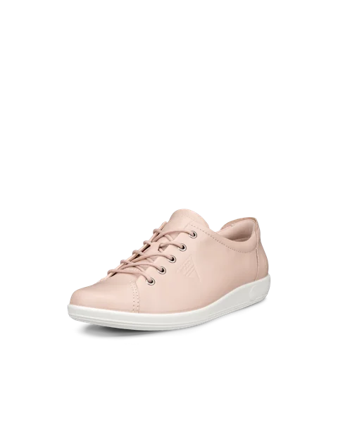 ECCO® Soft 2.0 Damen Ledersneaker - Pink - M
