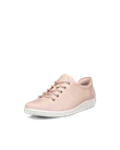 ECCO® Soft 2.0 Damen Ledersneaker - Pink - M