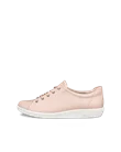 ECCO® Soft 2.0 Damen Ledersneaker - Pink - O