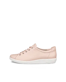 ECCO® Soft 2.0 Damen Ledersneaker - Pink - O
