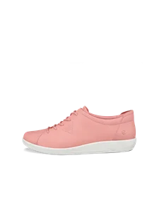 ECCO® Soft 2.0 Damen Ledersneaker - Pink - O