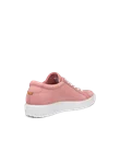 ECCO® Soft 60 Dames nubuck sneaker - Pink - B