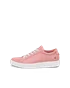 ECCO® Soft 60 Dames nubuck sneaker - Pink - O