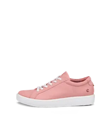 ECCO® Soft 60 Damen Sneaker aus Nubukleder - Pink - O