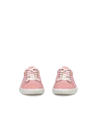 ECCO® Soft 7 Damen Sneaker aus Nubukleder - Pink - Front_Pair