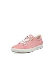 ECCO® Soft 7 Damen Sneaker aus Nubukleder - Pink - M