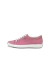Women's ECCO® Soft 7 Nubuck Trainer - Pink - O