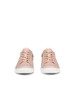 ECCO® Soft 7 Dames leren sneaker - Pink - Front_Pair