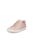 ECCO® Soft 7 Dames leren sneaker - Pink - M