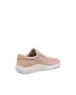 ECCO® Soft Zero Skinnsneaker dam - Pink - B